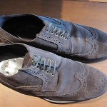 Men’s Authentic Hugo Boss Brown Suede Shoes, EUC, 8M