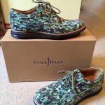 Mens COLE HAAN ‘Lunargrand Long Wingtip’ Lace Up Shoes in Digital Camo (SiZE 9)