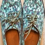 Mens COLE HAAN ‘Lunargrand Long Wingtip’ Lace Up Shoes in Digital Camo (SiZE 9)