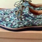Mens COLE HAAN ‘Lunargrand Long Wingtip’ Lace Up Shoes in Digital Camo (SiZE 9)