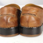 COLE HAAN Men’s BROWN Leather Penny Loafers Slip ons Size 9.5M, 1.25 Heels