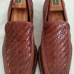 Cole Haan Nike Air Woven Leather Brown Men’s Loafers  Driving Shoes SZ 9