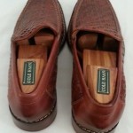 Cole Haan Nike Air Woven Leather Brown Men’s Loafers  Driving Shoes SZ 9
