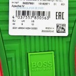 HUGO BOSS GREEN LABEL APACHE IV RED SHOES SNEAKERS LEATHER NEW SIZE 10 43