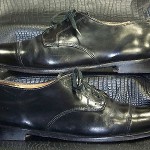 Men’s Cole Haan Black Leather Cap Toe Oxfords Size 10.5 D