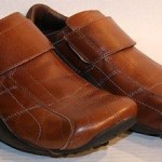 DIESEL “Izar” Brown Leather Front Strap Shoes Moccasins Men’s Sz. 9.5