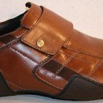 DIESEL “Izar” Brown Leather Front Strap Shoes Moccasins Men’s Sz. 9.5