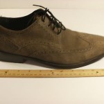 MSRP 245.00 New Cole Haan Air Giraldo Wingtip Mens Oxford Grey Suede Size 12