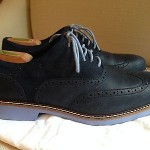 Cole Haan Great Jones Wingtip in black iris/chambray – men’s size 9.5