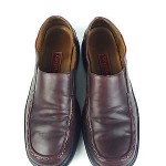 Cole Haan Nike Air Dark Brown Leather Loafer Slip On Comfort Shoes Men 9.5 B