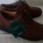 Mens Clarks Shoes Active Air Size 9 Lace Up New With Tags Brown / Tan Colour