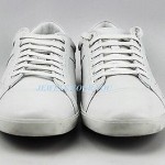 HUGO BOSS BLACK LABEL WHITE SHOES SNEAKERS 100% LEATHER NEW SIZE 12 45