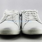 HUGO BOSS BLACK LABEL WHITE SHOES SNEAKERS 100% LEATHER NEW SIZE 12 45