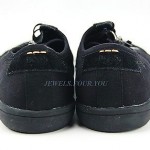 HUGO BOSS ORANGE LABEL SONORO BLACK SHOES SNEAKERS CANVAS & SUEDE NEW SIZE 10 43