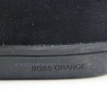 HUGO BOSS ORANGE LABEL SONORO BLACK SHOES SNEAKERS CANVAS & SUEDE NEW SIZE 10 43