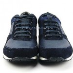 HUGO BOSS BLACK LABEL NIKORIO BLUE SHOES SNEAKERS LEATHER & SUEDE NEW SIZE 10 43