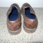 Men’s Cole Haan Brown Leather Slip On Loafer Nike Air Out Sole Size 10 M