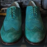 $228 Cole Haan AIR COLTON WINGTIP Oxford shoes TEAL lunargrand drake Size 11.5