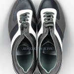 HUGO BOSS BLACK LABEL GRAMMEO BROWN BLACK SHOES SNEAKERS LEATHER NEW SIZE 10 43