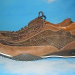 COLE HAAN NIKE AIR MEN’S DISTRESSED LEATHER OXFORD SHOES ,BROWN SNEAKERS  12 M.
