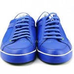 HUGO BOSS GREEN LABEL APACHE IV BLUE SHOES SNEAKERS LEATHER NEW SIZE 10 43