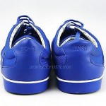 HUGO BOSS GREEN LABEL APACHE IV BLUE SHOES SNEAKERS LEATHER NEW SIZE 10 43