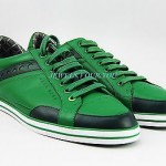 HUGO BOSS GREEN LABEL APACHE LEAGUE GREEN SHOES SNEAKERS LEATHER NEW SIZE 10 43
