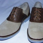 Cole Haan Air Franklin Saddle Oxfords, Milkshake suede Leather Upper, 8.5 M, New