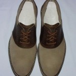 Cole Haan Air Franklin Saddle Oxfords, Milkshake suede Leather Upper, 8.5 M, New
