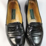 Cole Haan Penny Loafers Size 9 M Black Leather Made in Italy