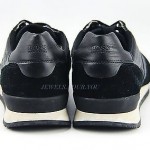 HUGO BOSS ORANGE LABEL ADRANTE BLACK SHOES SNEAKERS SUEDE & NYLON NEW SZ 10 43