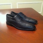 MEN’S COLE HAAN NIKE AIR BLACK OXFORD LEATHER SHOES SIZE 8