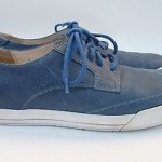 COLE HAAN NIKE AIR MEN’S WINGTIP BLUE LEATHER FASHION SNEAKERS SIZE 11 M