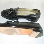 Vintage 1980’s Cole Haan leather loafers ,black, size 9.0 D