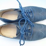 COLE HAAN NIKE AIR MEN’S WINGTIP BLUE LEATHER FASHION SNEAKERS SIZE 11 M