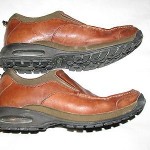 Mens Cole Haan Nike Air 12 M Brown Leather Slip on Loafers Shoes Cushioned 12M