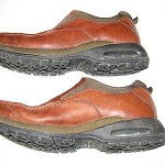 Mens Cole Haan Nike Air 12 M Brown Leather Slip on Loafers Shoes Cushioned 12M