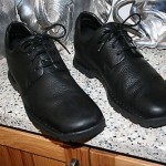 COLE HAAN BLACK OXFORD PEBBLED GRAINED LEATHER MENS SHOES SIZE 12 M
