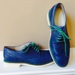 Cole Haan Nike Air Franklin Oxfords, Ocean Blue, Size11.5 M, New