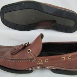 COLE HAAN SHOES Men’s  8 1/2 M SLIP ON LOAFERS TASSELS STITCHING NICE!