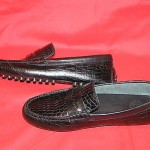 COLE HAAN NIKE AIR PENNY LOAFERS MENS SHOES FLATS BLACK LEATHER 7 M