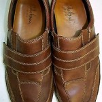 Cole Haan Nike Air Brown Leather Slip-on Velcro Driving Loafers 8 M