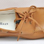 New Cole Haan Men’s Nike Air Moc Toe Leather Oxford Boat Shoe ~Camel/Brown *11