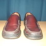 COLE HAAN NIKE AIR DARK BURGUNDY CASUAL SLIP ON SHOES MEN’S 8M