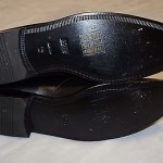 Authentic  HUGO BOSS Black Ankle All Leather Boots Shoes Size 11.5