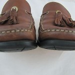 COLE HAAN SHOES Men’s  8 1/2 M SLIP ON LOAFERS TASSELS STITCHING NICE!