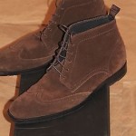 Brand New w Box Hugo Boss Clelior Suede Wingtip Ankle Boots for Men, Size US 9