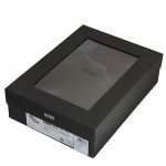 HUGO BOSS GIFT SET Navy Blue Drivers Loafers 7 40 Mens Casual Moccasins .5