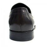 $450 Hugo Boss ITALY Black Penny Loafers Dress Mens Shoes 8 41 Formal 8.5 41.5