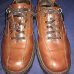 Cole Haan City Size 7 Brown Laced Loafers Leather Mens Shoes NICE!!